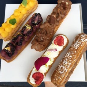 Amazing Gluten-free eclairs from La Chouquette